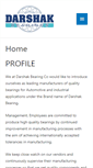 Mobile Screenshot of darshakbearing.com